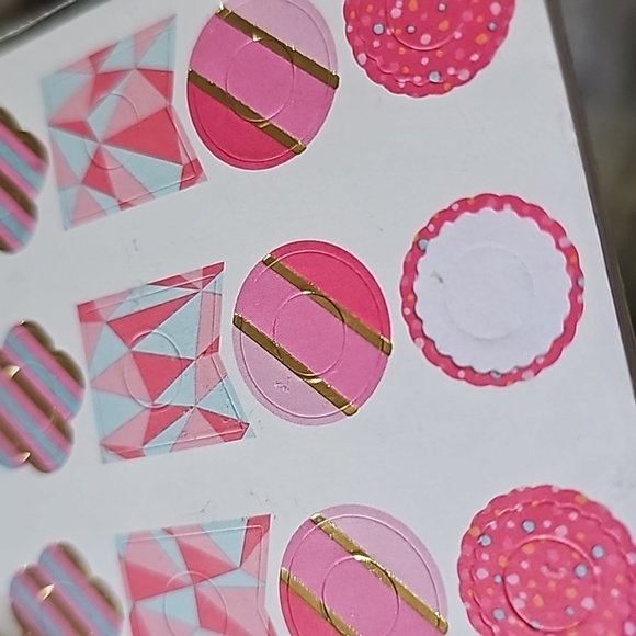 Lot Of Scrapbooking/Planner Accessories - Stickers Epoxy Shapes Button Brads - Picture 14 of 15